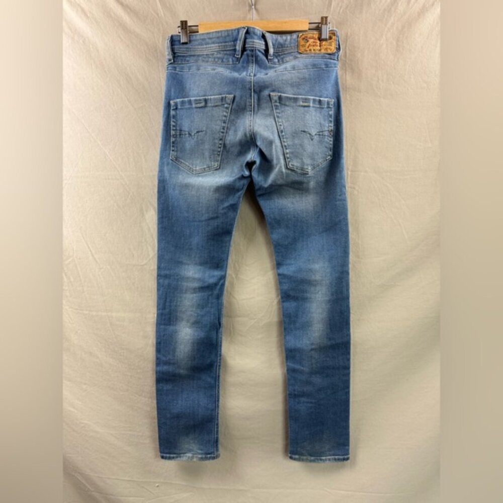 Diesel Jeans Mens Blue Belther-R Button Fly Distressed 28 x 32 - Picture 10 of 10
